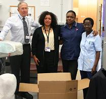 Prof Singer, Theresa Freeman-Wang, Lydia Felix, Veronica Larbi
